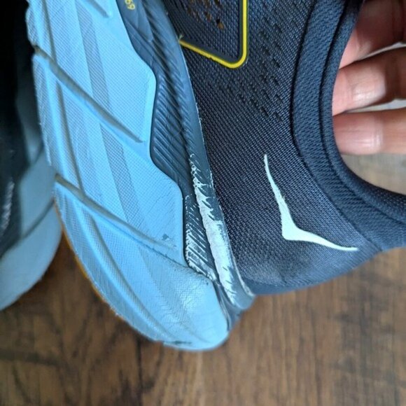 Hoka One One Arahi 5 Rubber-Trimmed Mesh Running Sneakers - Blue Size 9 2E-Wide main image 10